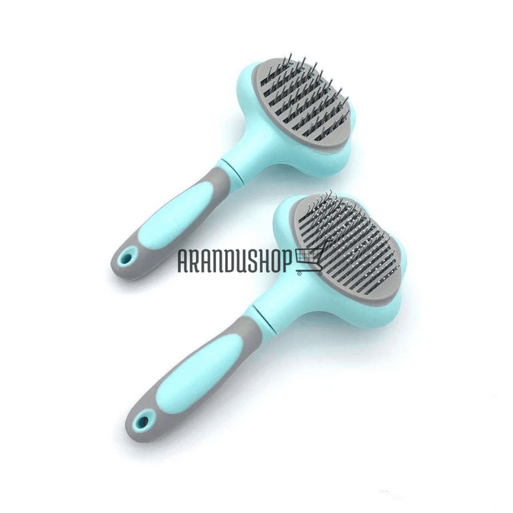 Pelufino Pro™ Cepillo para mascotas con cerdas metálicas