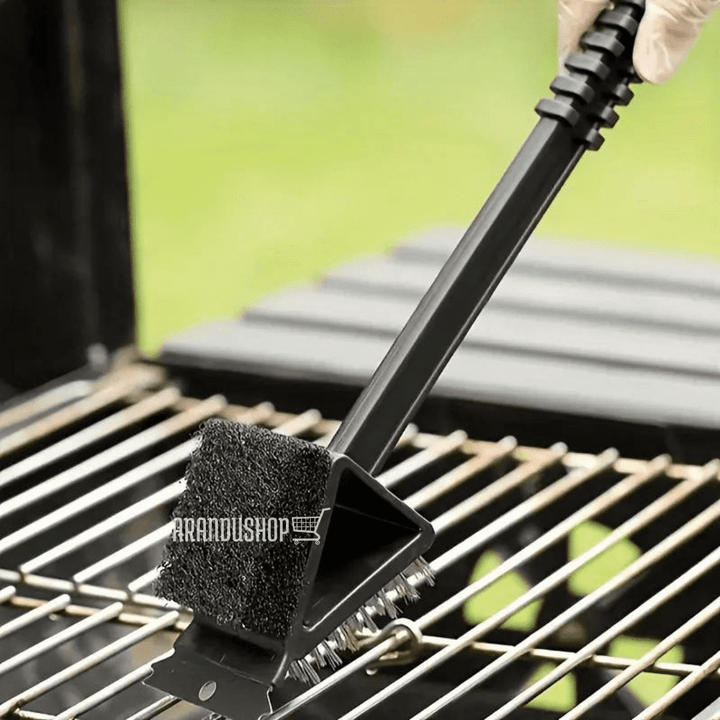 GRILL BRUSH™ LIMPIADOR DE PARRILLA 3 EN 1