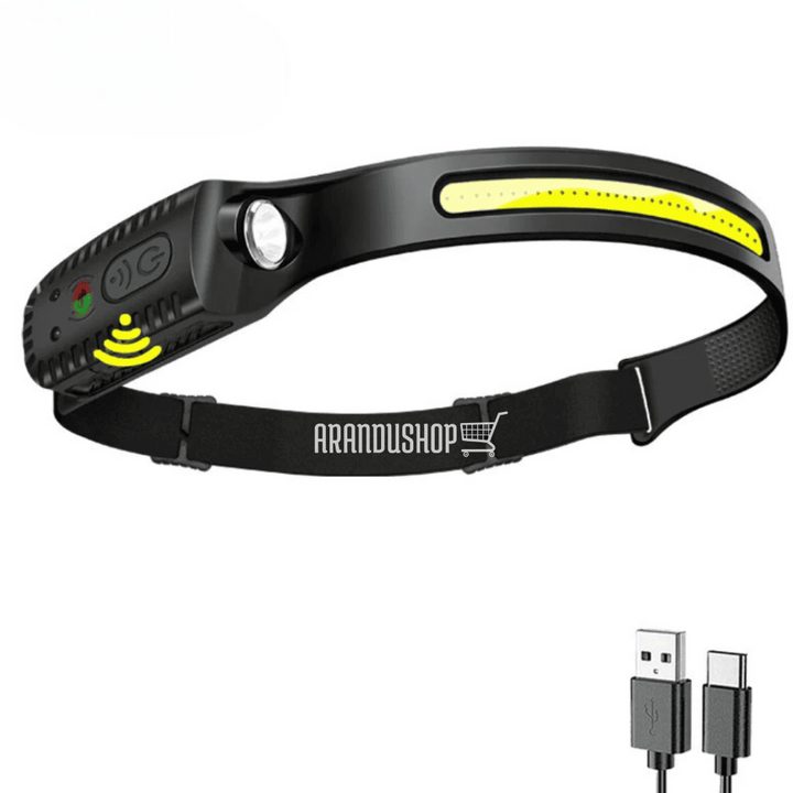 LUMIFRONT PRO™ LINTERNA FRONTAL LED CON SENSOR