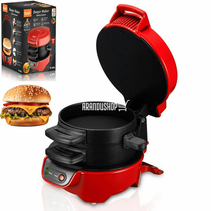 BURGUER MAKER™ MÁQUINA PARA HACER HAMBURGUESAS Y DESAYUNOS