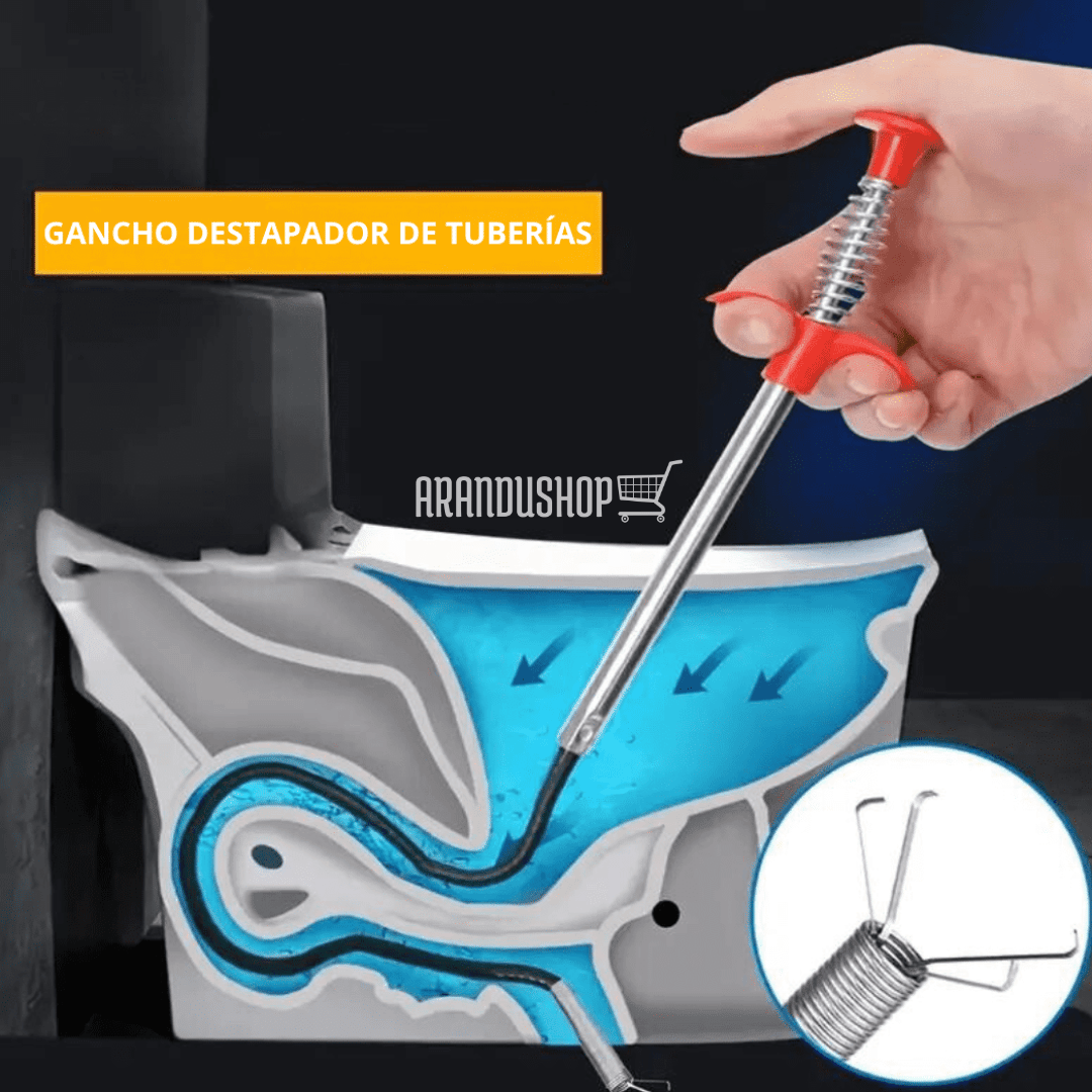 DRAIN CLEANER™ GANCHO DESATASCADOR DE TUBERÍAS