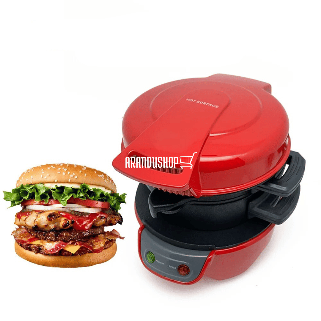 BURGUER MAKER™ MÁQUINA PARA HACER HAMBURGUESAS Y DESAYUNOS