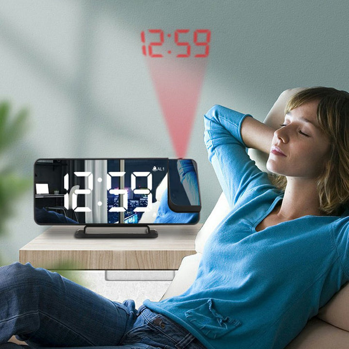 DIGITAL CLOCK™ Reloj despertador con proyector