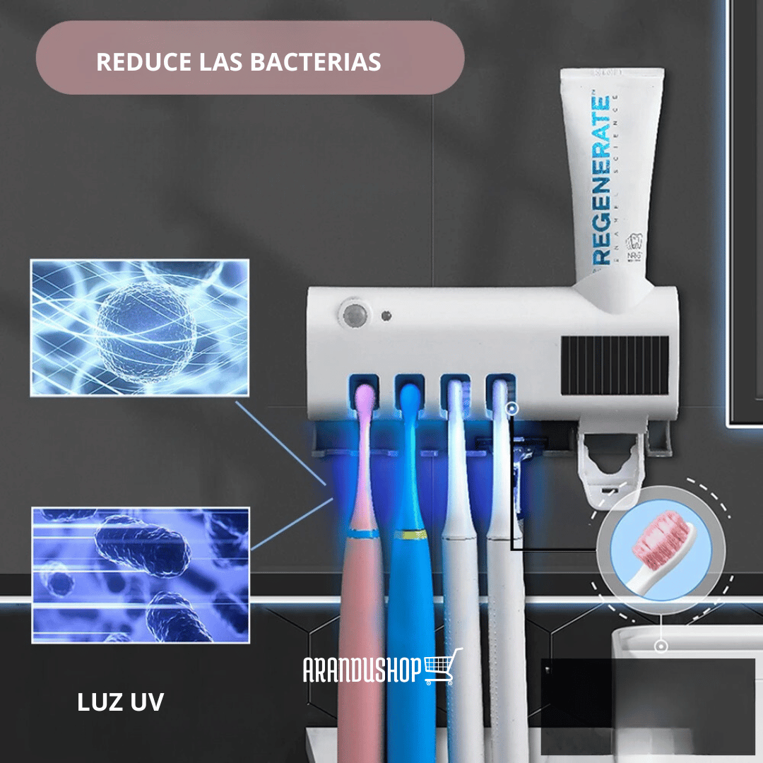 FreshGlow™ Porta cepillo de dientes esterilizador uv