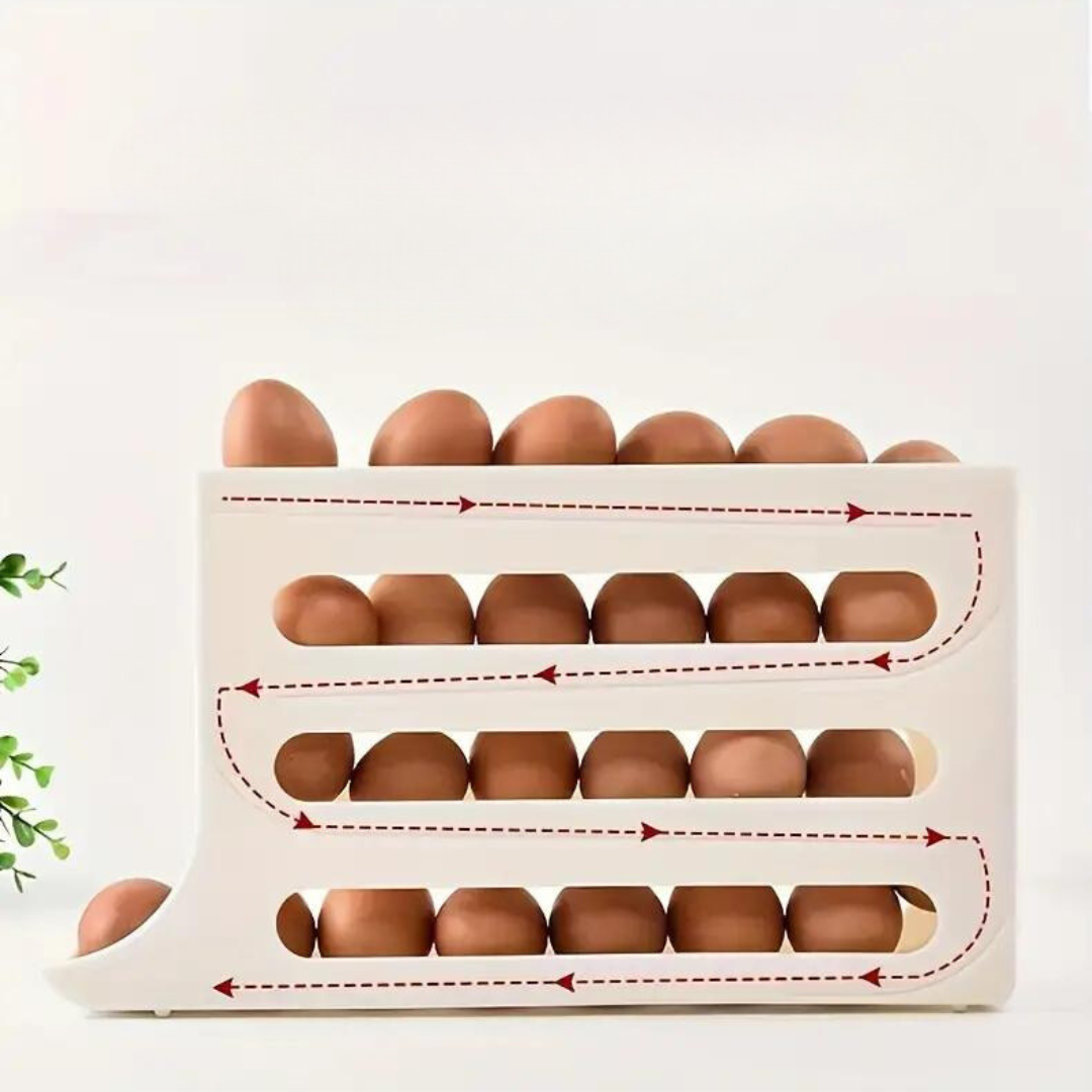 EGG ORGANIZER™ DISPENSADOR DE HUEVOS CON DESLIZAMIENTO AUTOMÁTICO