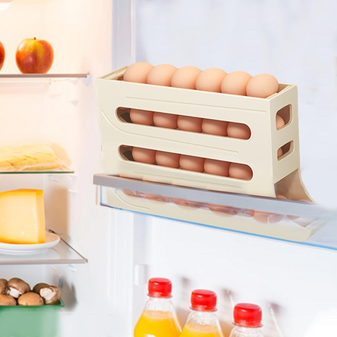 EGG ORGANIZER™ DISPENSADOR DE HUEVOS CON DESLIZAMIENTO AUTOMÁTICO