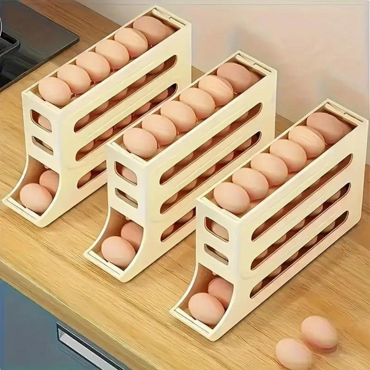 EGG ORGANIZER™ DISPENSADOR DE HUEVOS CON DESLIZAMIENTO AUTOMÁTICO