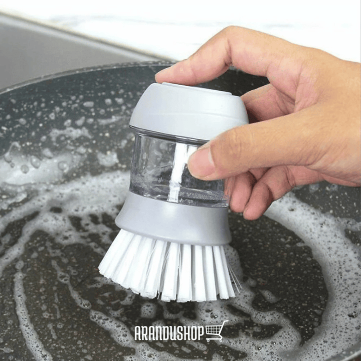 POT BRUSH™ CEPILLO LIMPIADOR MULTIFUNCIONAL CON DISPENSADOR DE JABÓN