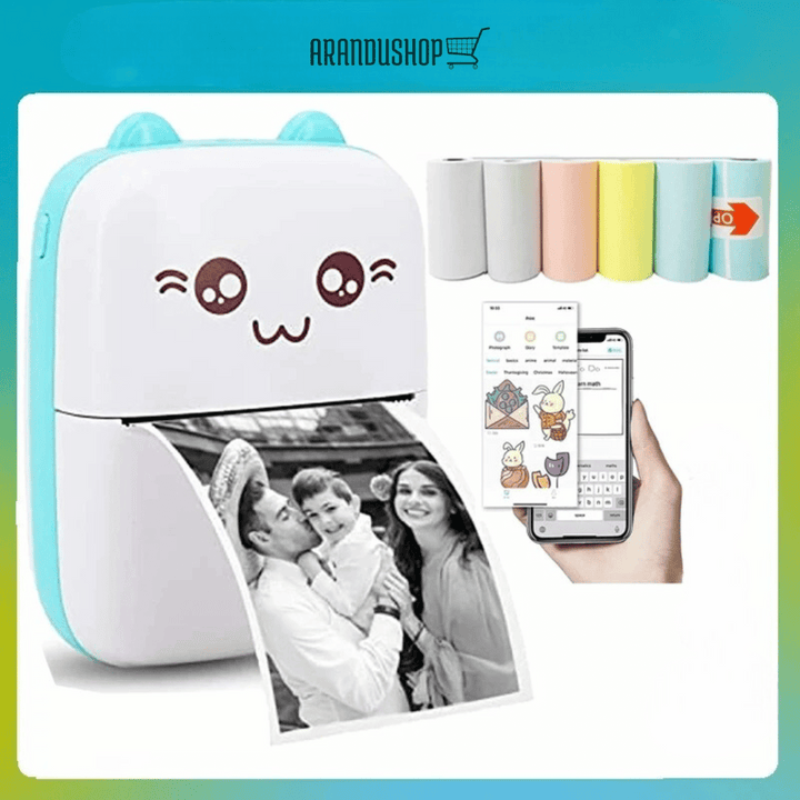 PORTABLE PRINTER™ MINI IMPRESORA TÉRMICA PORTÁTIL BLUETOOTH