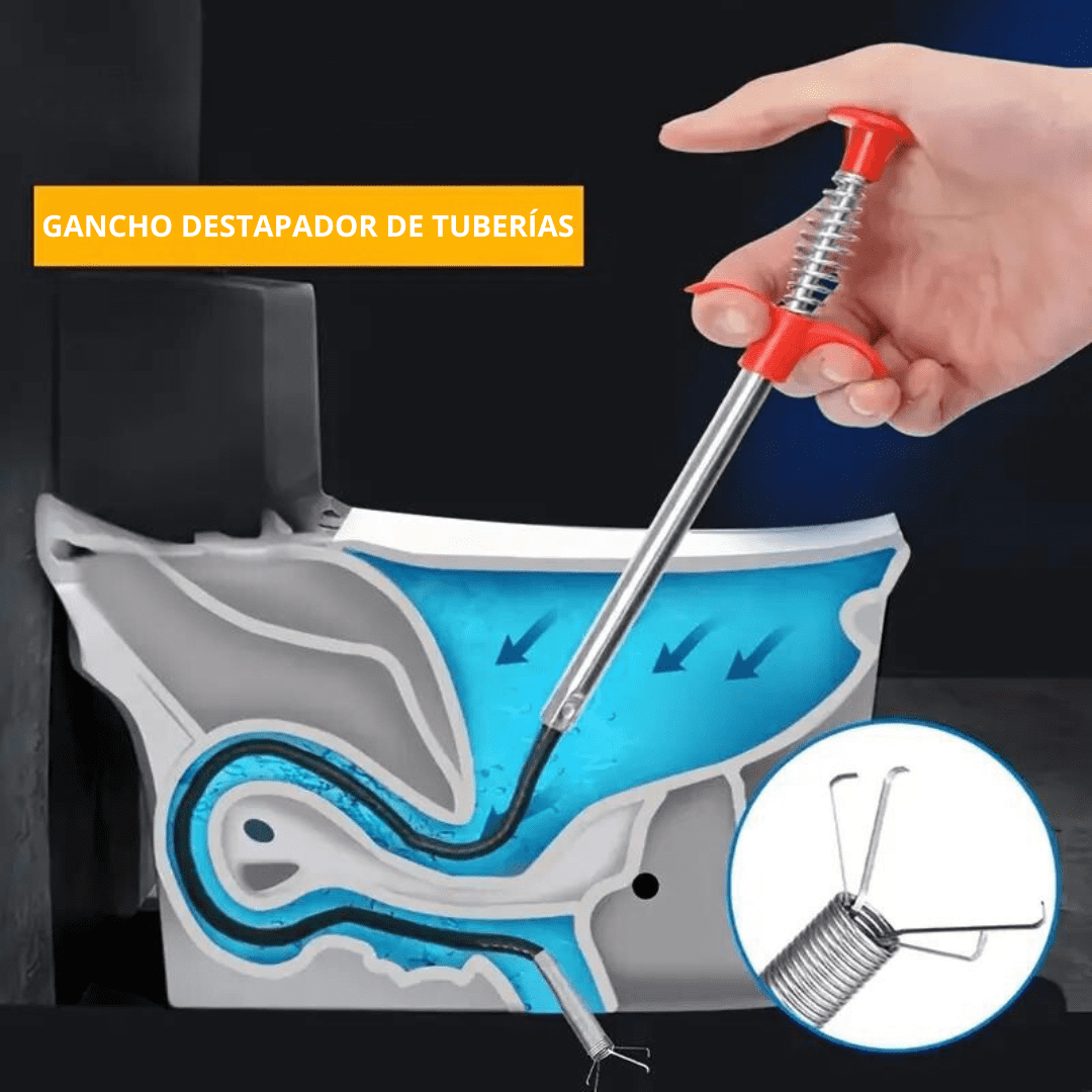 DRAIN CLEANER™ GANCHO DESATASCADOR DE TUBERÍAS