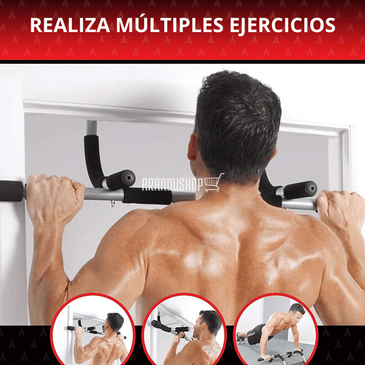 IRON GYM™ BARRA DE DOMINADAS Y EJERCICIOS